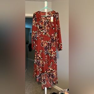 Size small flowered xhiliration dress